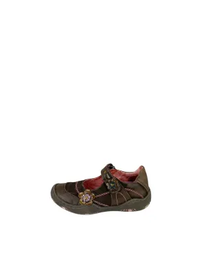 Beeko, Girls' Mary Jane, Brown/Pink, Size 30 (US 12) Age 5.5