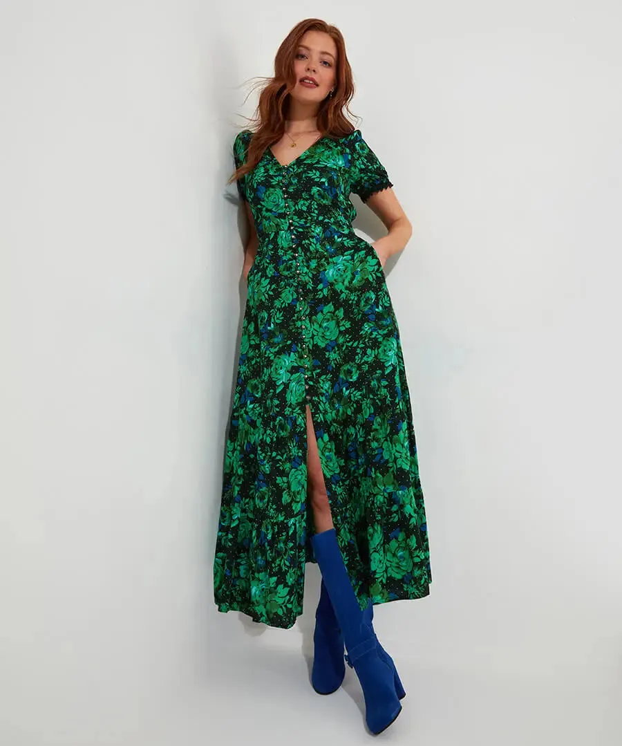 Joe Browns 12 Green Daisy Dreams Dress