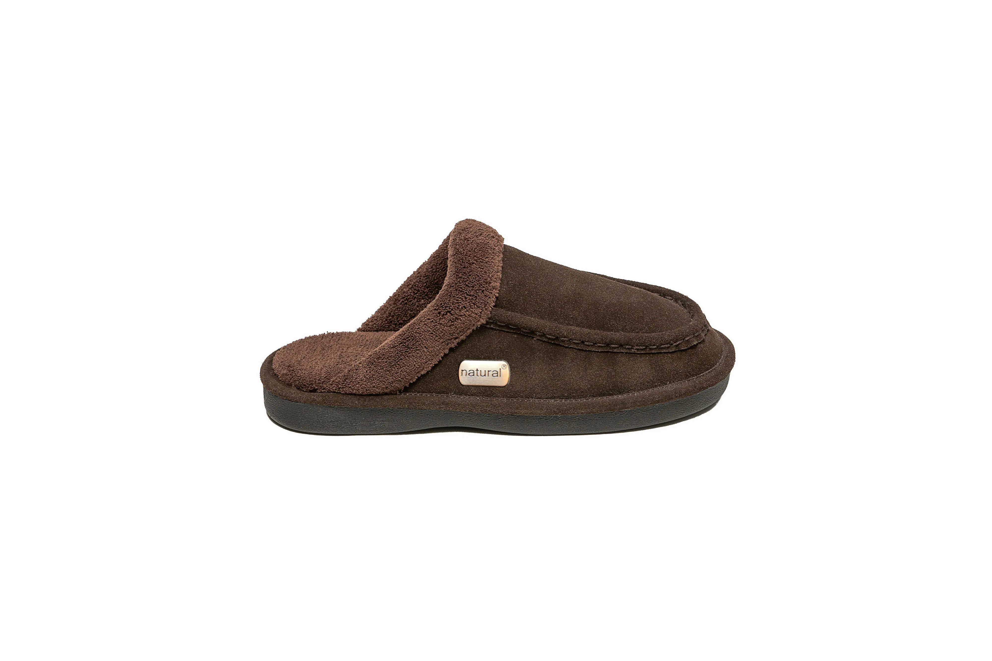 Natural Fashion Oliver Suede Men Slippers-1-Piece