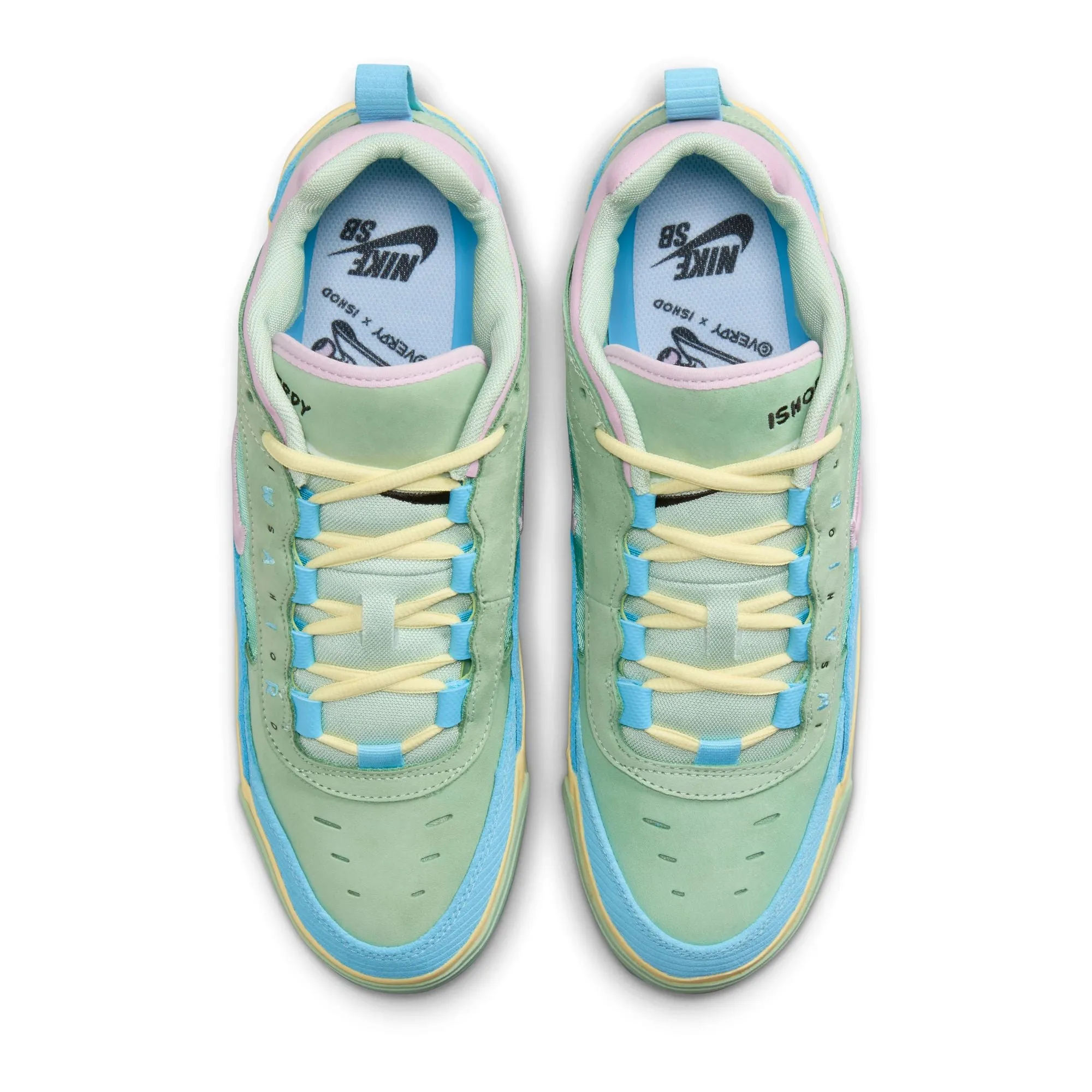 NIKE SB ISHOD 2 VERDY AIR MAX BLUE GAZE / LT ARCTIC PINK-ENAMEL GREEN