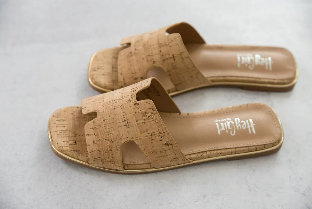 Picture Perfect Cork Sandals [Online Exclusive]