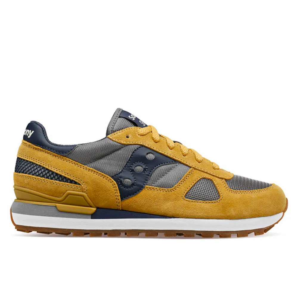 Scarpe Uomo Saucony Sneakers Shadow Original Beige - Grey