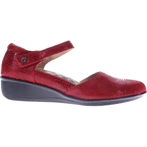 Women's Revere Osaka Cherry Lizard Leather